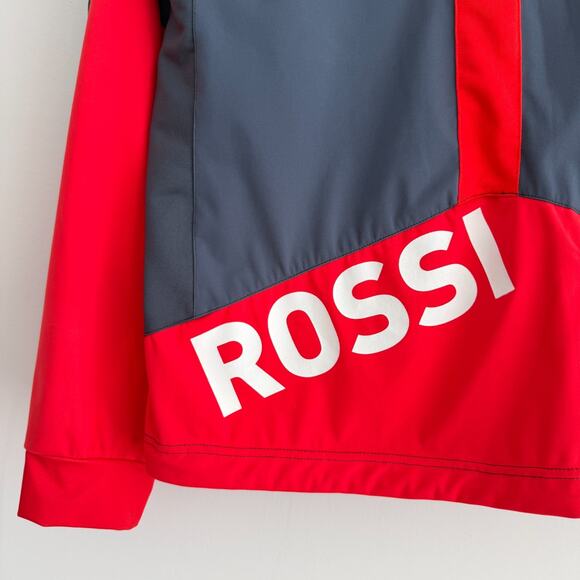 Rossignol Jacket Mens Large Gray Red Soft Shell Hike Ski Running Full Zip - Picture 4 of 15